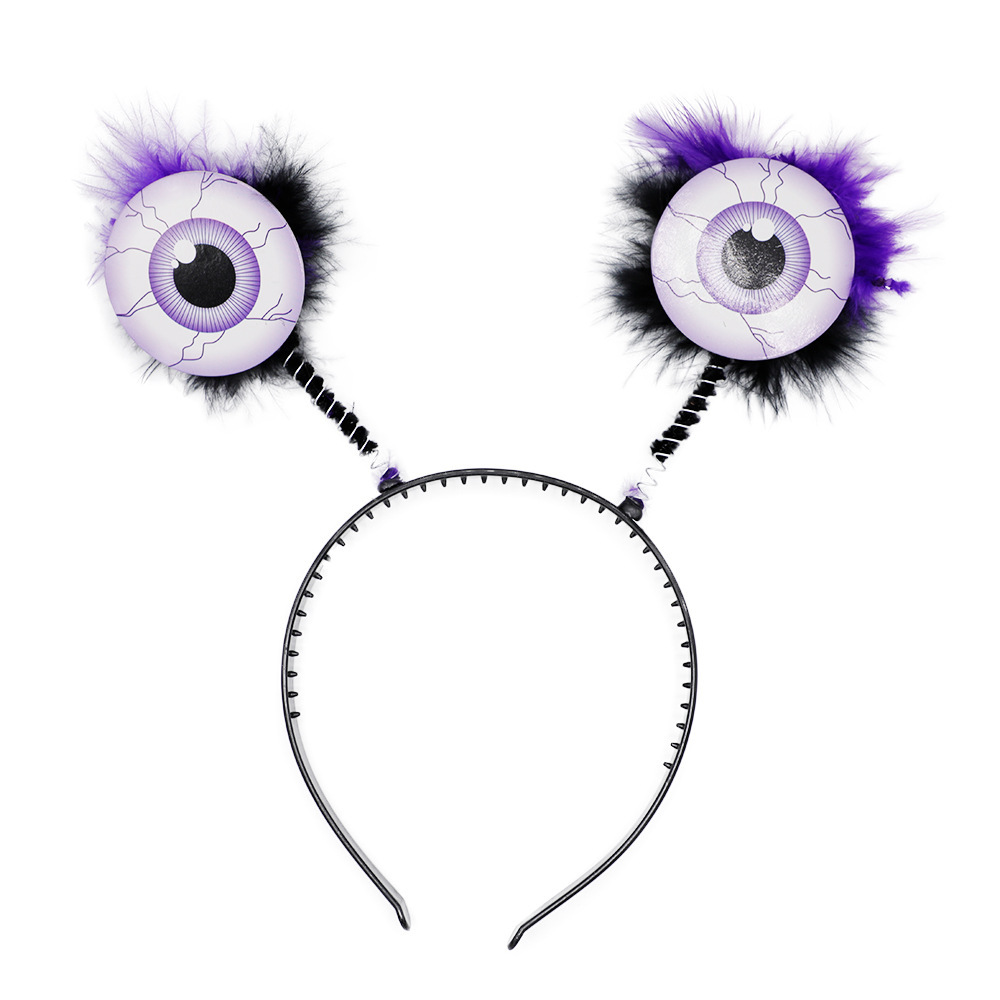 Ojos grandes, diadema de Halloween, fiesta, decoración exagerada, festival de fantasmas de primavera, mascarada, ambiente de terror, accesorios transfronterizos