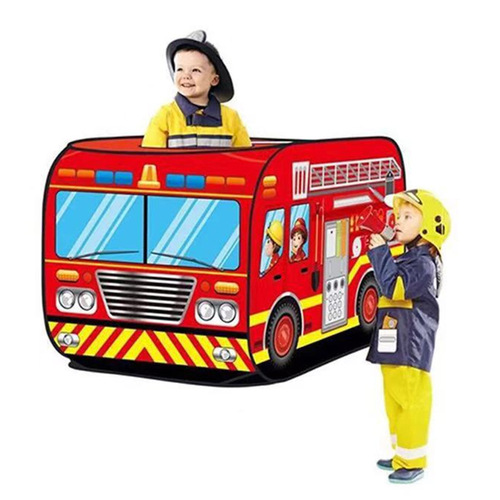 Children's foldable tent toy for indoor and outdoor use, car, fire truck, police car, school bus playhouse, cross-border Amazon