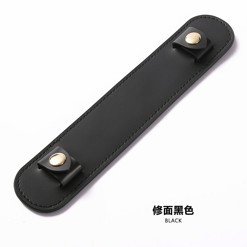 어깨 패드(리벳 포함) 다듬어진 검정색