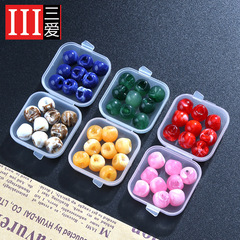 Round pearl button for women's clothing, blouses, open sweaters, decorative buttons, versatile, retro, qipao, Hanfu, imitation jade buttons