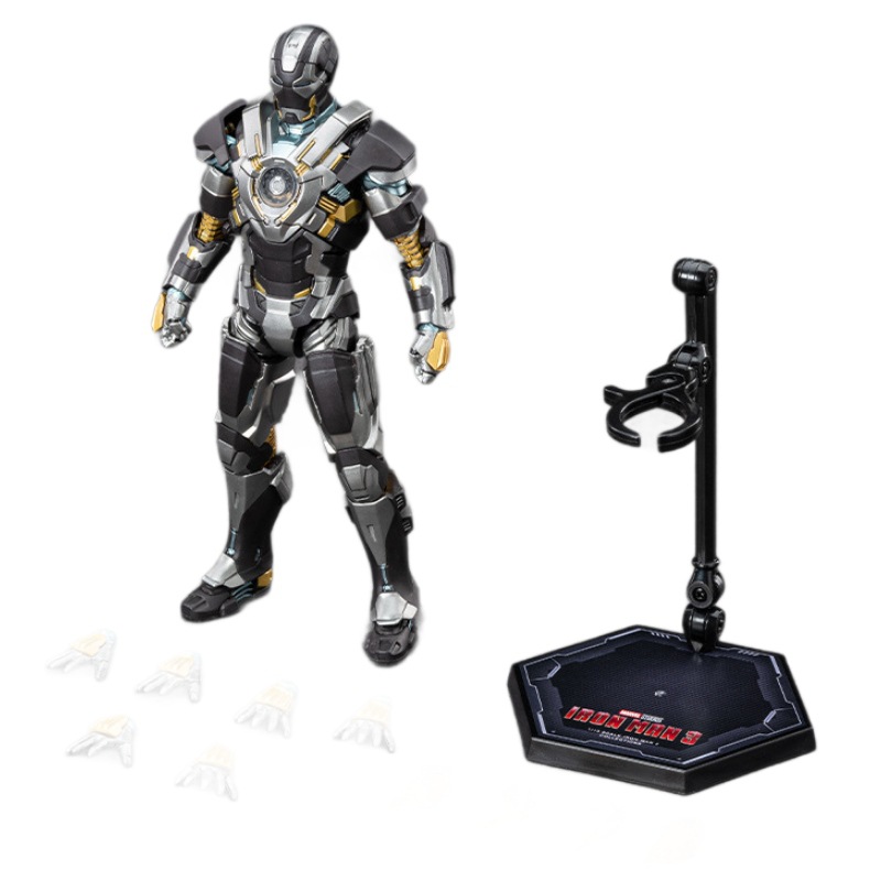 Nuevos juguetes de movimiento Iron Man MK24 tanque de máquina de soja hecha a mano Marvel articulaciones móviles regalos genuinos para niños