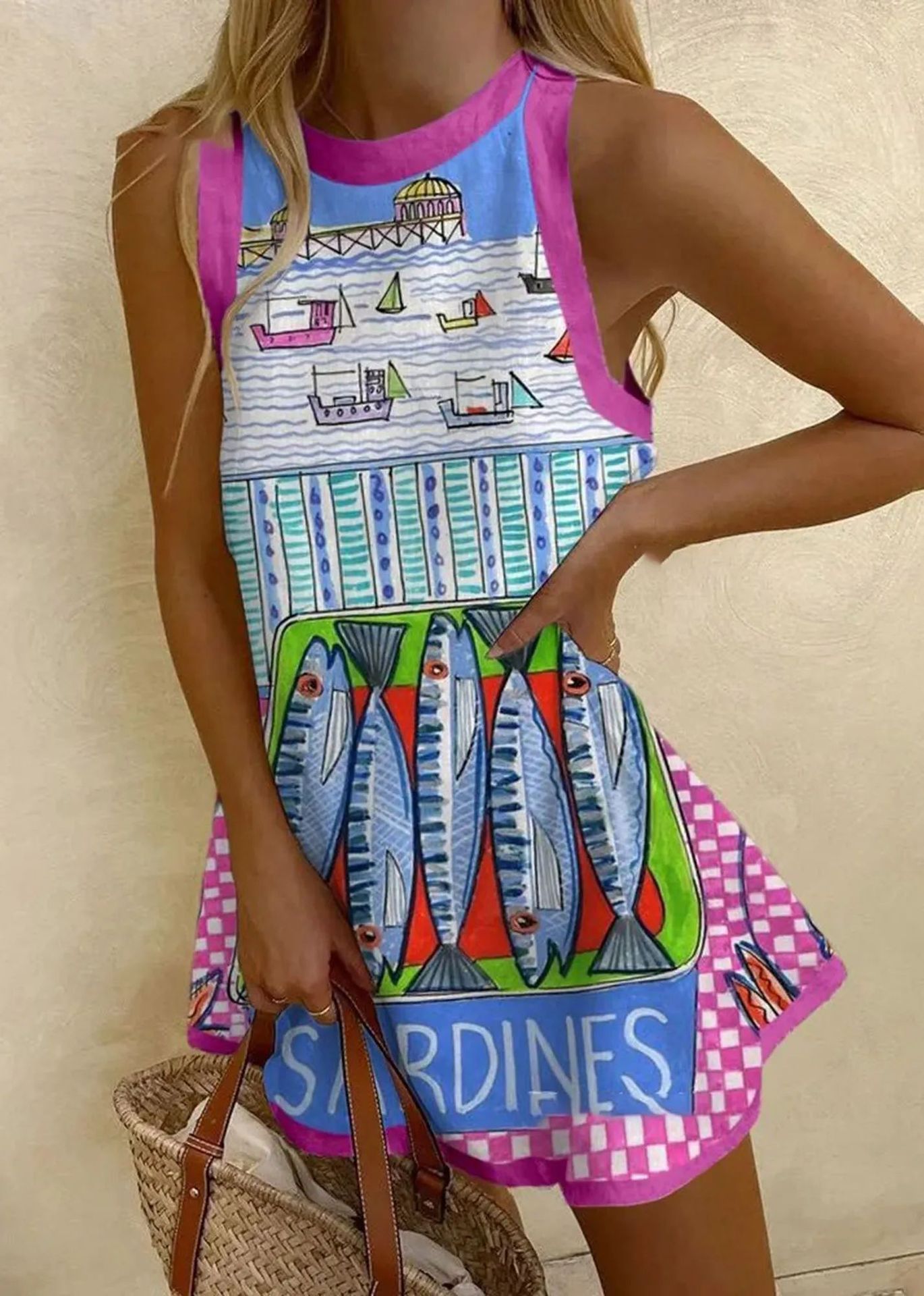 장미 붉은 격자 무늬 물고기