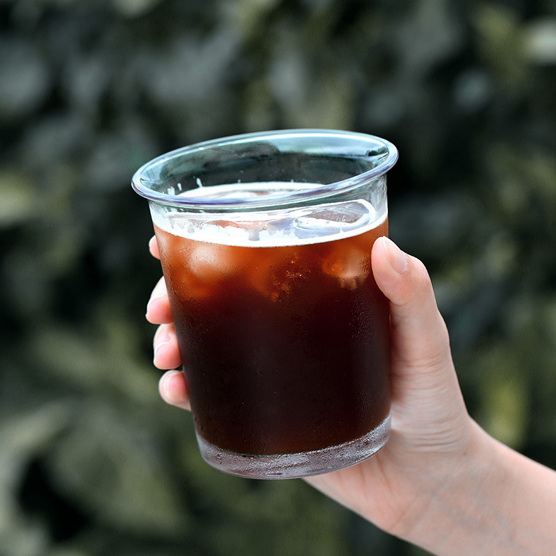 アイスアメリカンラテダーティーコーヒーカップコールドドリンクグラスインスタイルシンプルホームハイエンド透明|undefined