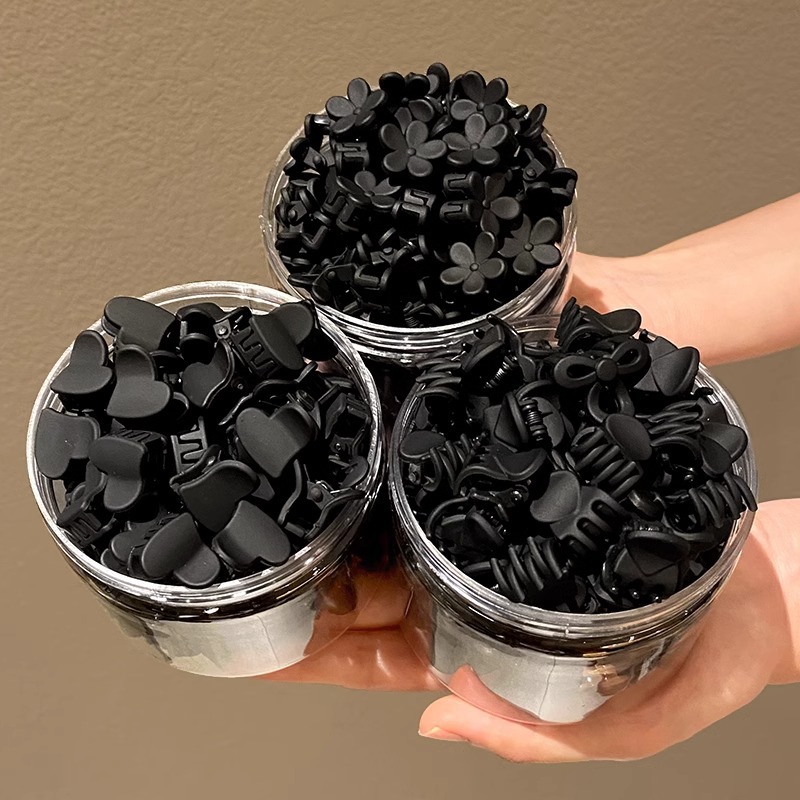 Princesa negra cabeza pequeña agarra pinza de cabello para mujer 2025 nuevo clip de frangeo clip clip de cabello roto clip de frente