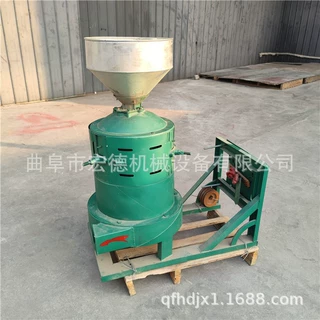 小麦青麦仁脱皮机 黄豆电动去皮碾米机 水稻谷子剥壳机