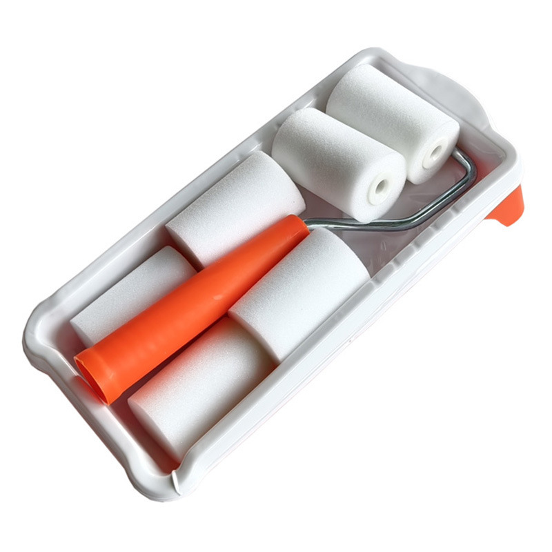 2inch Mini Paint Rollers with Disposable Pans DIY Painting Coating Tools