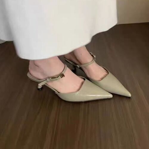 2026 Internet celebrity New style soft sole is not tired, Korean style elegant professional shoes, high-end wide-foot fried street high-face single-layer shoes for women