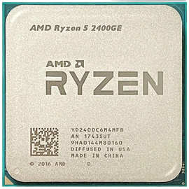 AMD锐龙 R5-2400GE R5-3400GE R5-4650G 4/8CT 3.2ghz 3.3ghz 3.7