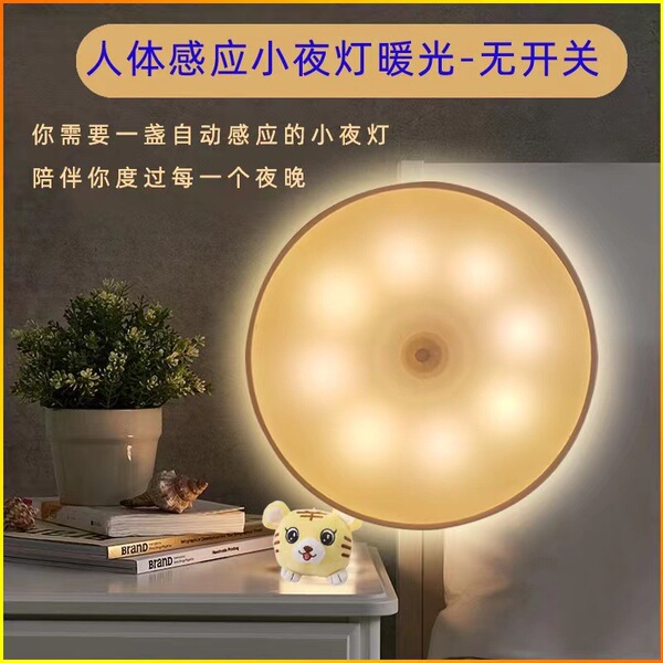 smart physiological induction LED creative night light