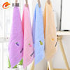 Supply wholesale logo absorption, easy to dry pure cotton towels, new universal stall thick embroidery children's towel