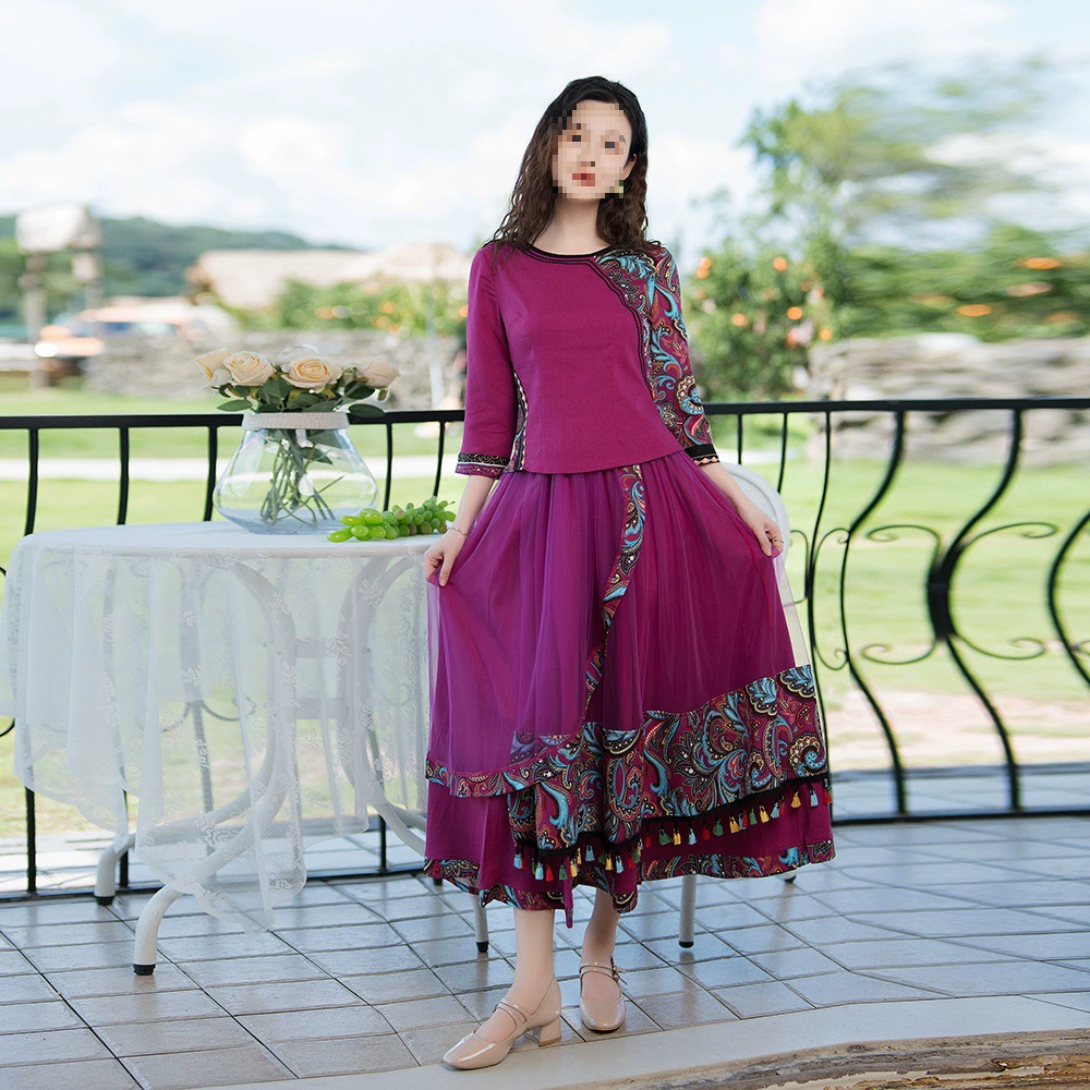 Осенний ретро-фитинг cheongsam, комплект