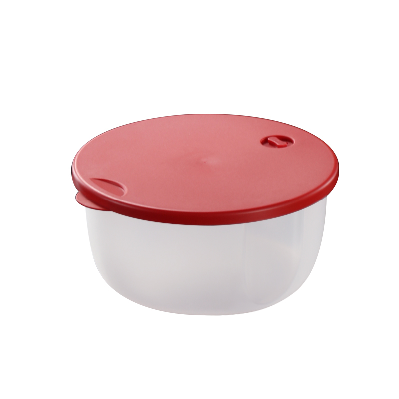 caja de almacenamiento de congelación circular de plástico especial para microondas grueso refrigerador caja de calor de microondas