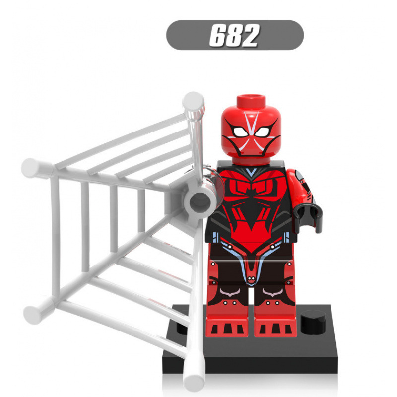 国境を越えた卸売ホットセール互換性のあるレゴスパイダーマンミニフィギュアシリーズ子供の教育用組み立て式小さな粒子ビルディングブロックおもちゃ|undefined
