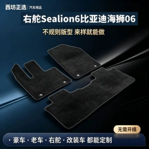 Suitable for right-hand drive Sealion6 BYD Sea Lion 06, made with nylon carpet, safe for babies and children, and odorless