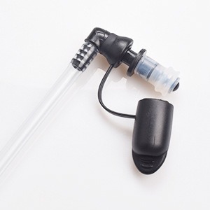 90도 검정색 커넥터 + 투명 노즐