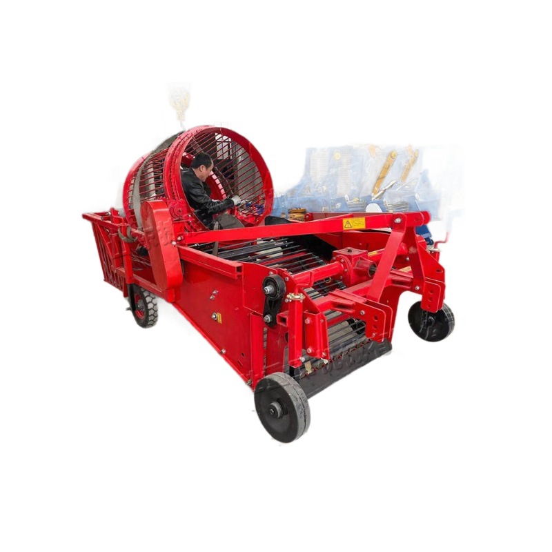 Tractor suspendido tipo recolector de película tipo rodillo tipo equipo de recolección de película de tierras agrícolas procesamiento de residuos de película de tierras de cultivo máquina de recuperación