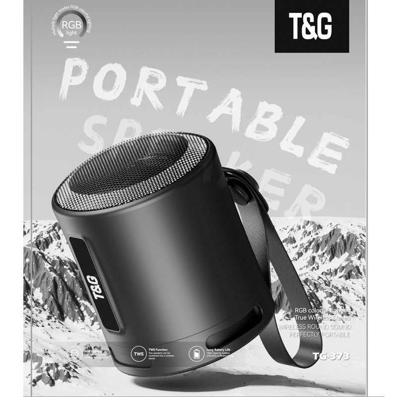 Altavoces Bluetooth transfronterizos TG373 inalámbricos de alta calidad de sonido subwoofer pesado mini tarjeta USB al aire libre sonido Bluetooth