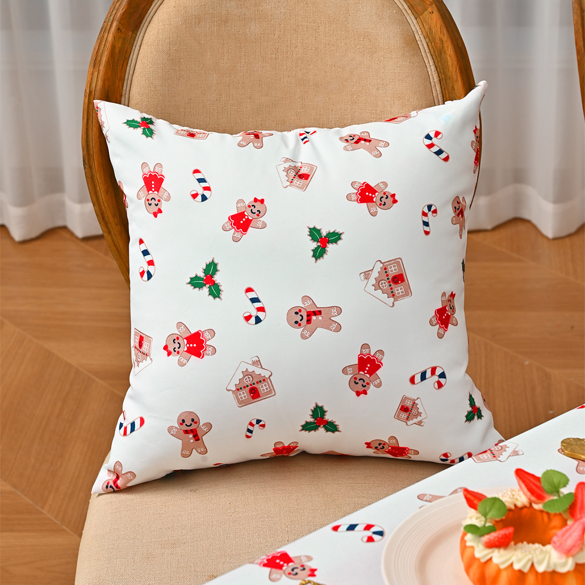 Transfronterizo nuevo estilo de Navidad impresa almohada INS estilo de moda europea y americana Navidad almohada almohada