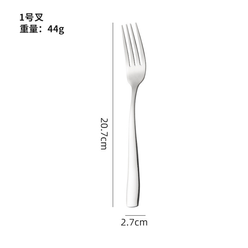 厚手304ステンレスナイフフォークスプーンセット洋食食器長柄コーヒーデザートスプーン家庭用スープスプーン|undefined