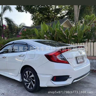 16-21 Honda Civic RS with: Fixed wind wing
