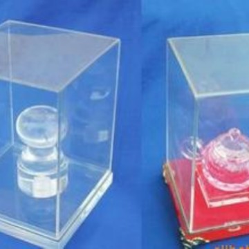 亚克力桌面广告牌收藏品透明盒手办玩偶展示盒有机玻璃制品模型