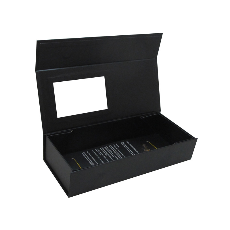 PVC开窗彩色挂盒 开窗假发盒 彩盒虎门厂家