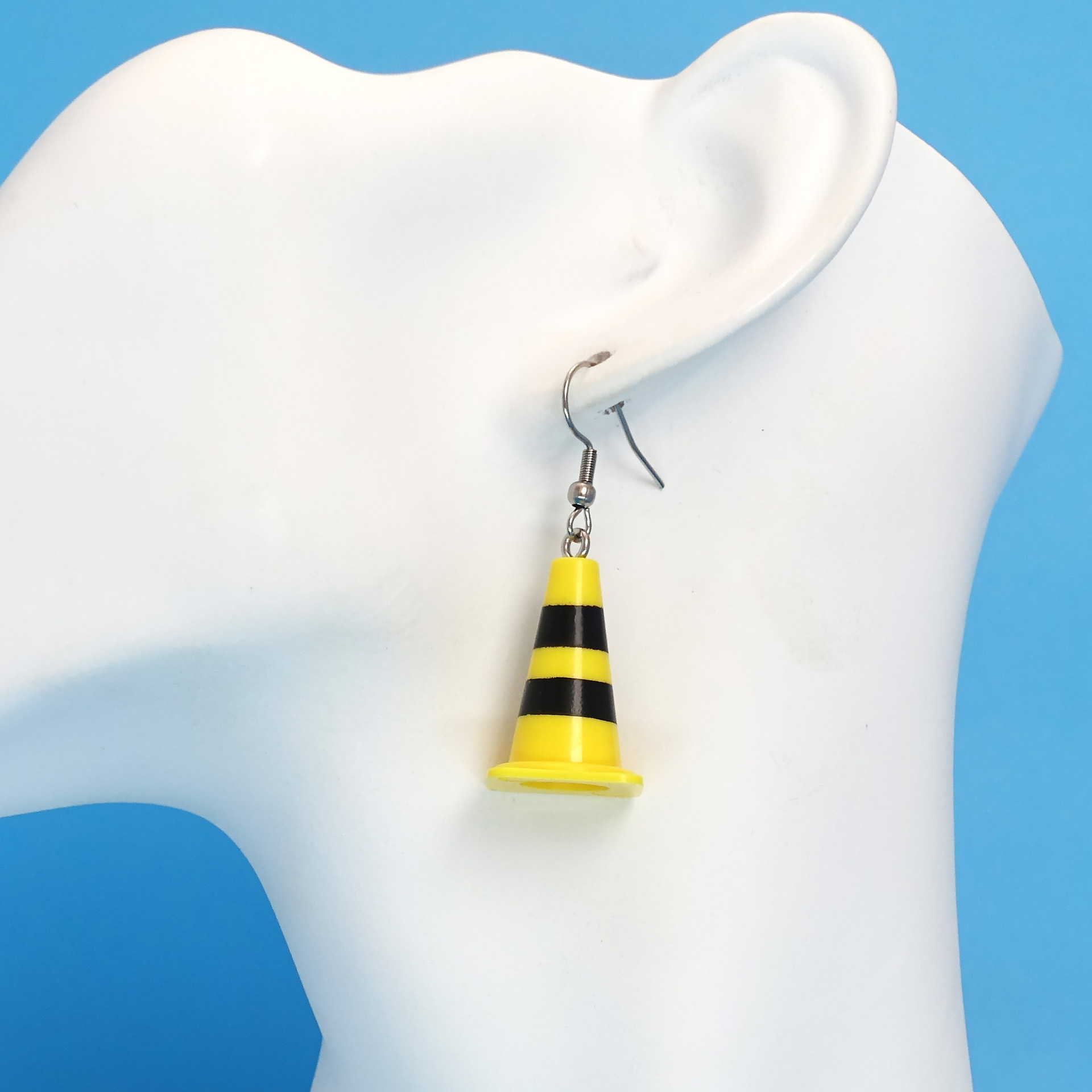 Unisex Gender 1 Pair Casual Simple Style Geometric Plastic Resin Drop Earrings