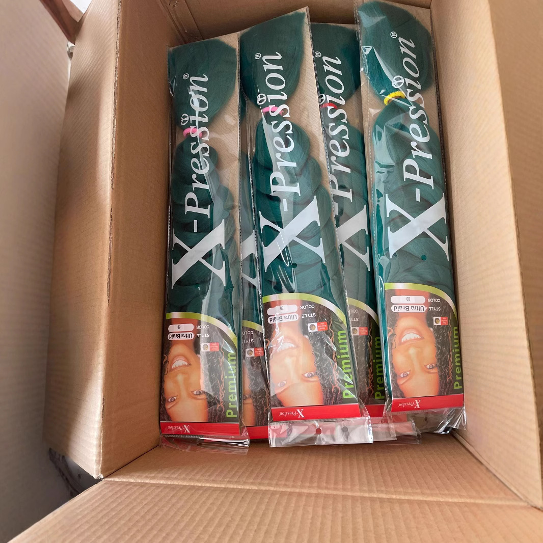 165g Fibra química Jacques Trenza grande Jumbo Outre Braid Hair Peluca Trenza sucia africana Trenza torcida