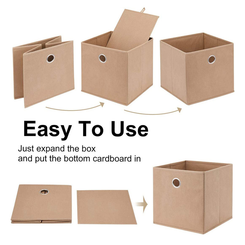 Storage Box Household Foldableing Sundries Large Drawer-Type Kalek Cabinet Storage Basket Wardrobe Bookshelf Storage Basket