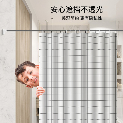 Manufacturer's thickened PEVA bathroom shower curtain printed waterproof rain curtain waterproof partition shower curtain hanging curtain