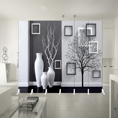 screen fold partition Background wall modern fashion move Fabric art Doorway Occlusion Cubicle Shrink