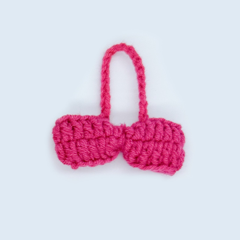 로즈 리본 숄더백