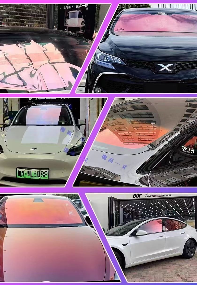 Car Film, Full Car Film, Window Film, Heat Insulation, Sun Protection, Colorful Film, Solar Film, Privacy Film, Front Windshield Film