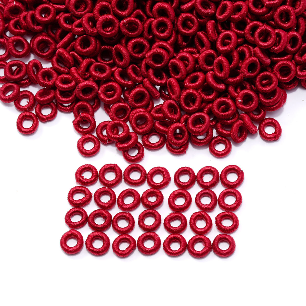 金丝线圈圆满圈手工金线圈无痕线圈DIY编织菠萝圈纽扣结绕线圈