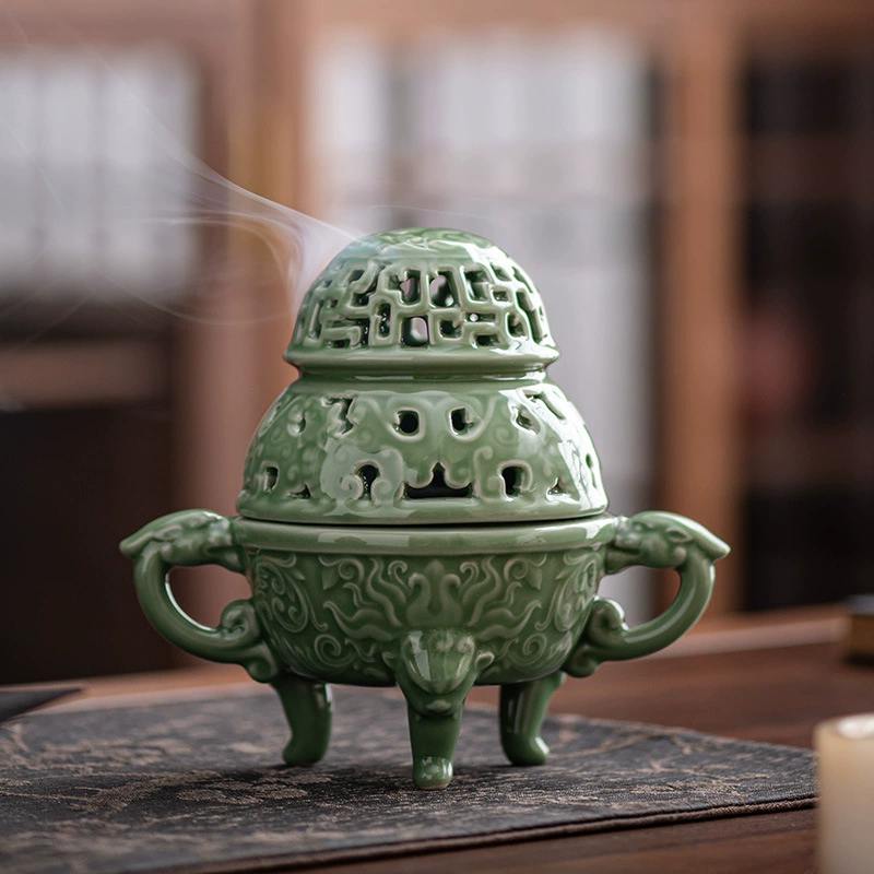 Yueyao Meiziqing high-end Пионовая ажурная керамическая чайная церемония