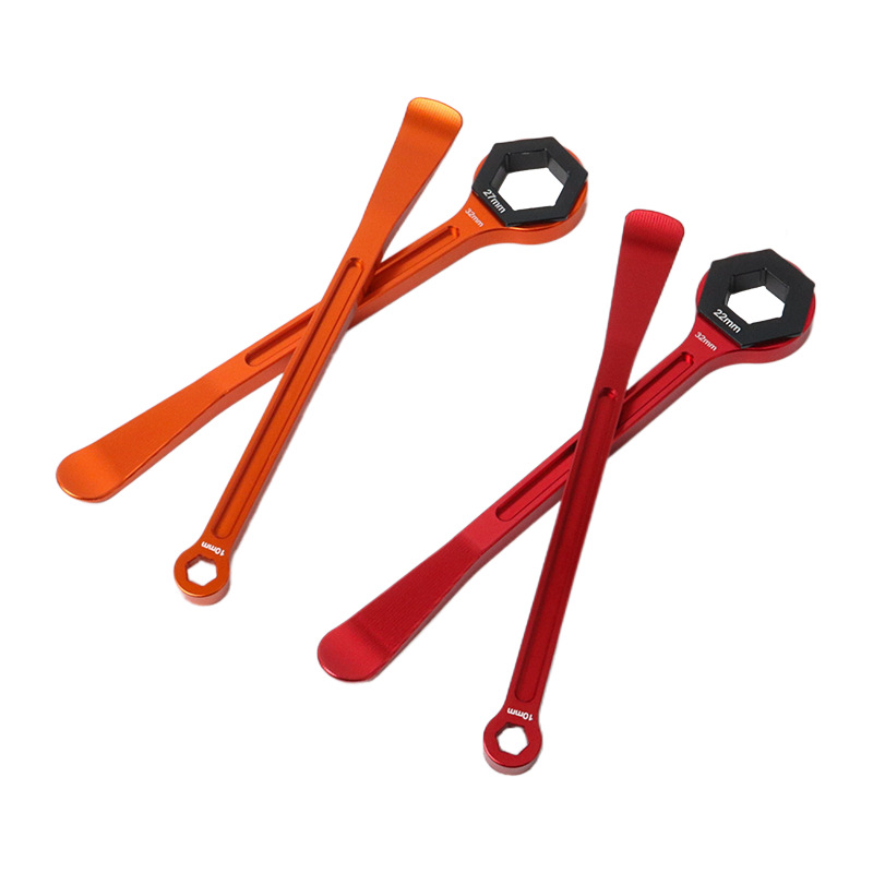 Off-Road Vehicle Tire Removal Rod, Motorcycle Rim Tire Special Repair Tool, Hexagonal Wheel Axle Wrench, Tire Remover Pry Bar