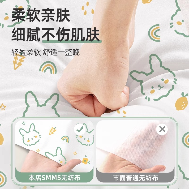 使い捨てシーツホテル旅行寝具寝台厚手携帯型汚れ二人一人無菌列車