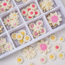巧克力小花花朵成品生日蛋糕装饰摆件立体小雏菊樱花菊花烘焙装扮