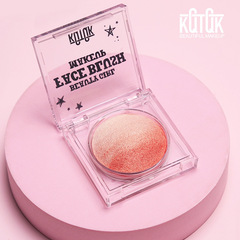 KQTQK Korean Society Rainbow Candy Gradient Blush Eyeshadow Highlight Contouring All-in-one Palette Modifying Contour Gradient