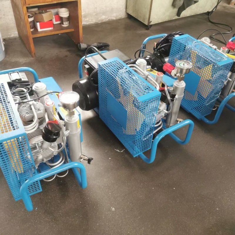 Bomba de llenado de botella de respirador de mina bomba de aire de compresión de oxígeno de alta presión, alta eficiencia y precisión (depósito)