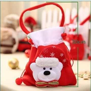 クリスマス装飾用品 クリスマスギフトバッグ クリスマスキャンディバッグ サンタクロースギフトバッグ ハンドバッグ|undefined