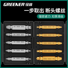 绿林断丝取出器滑丝螺丝断头取出器取丝器专用万能滑牙拆卸内丝锥