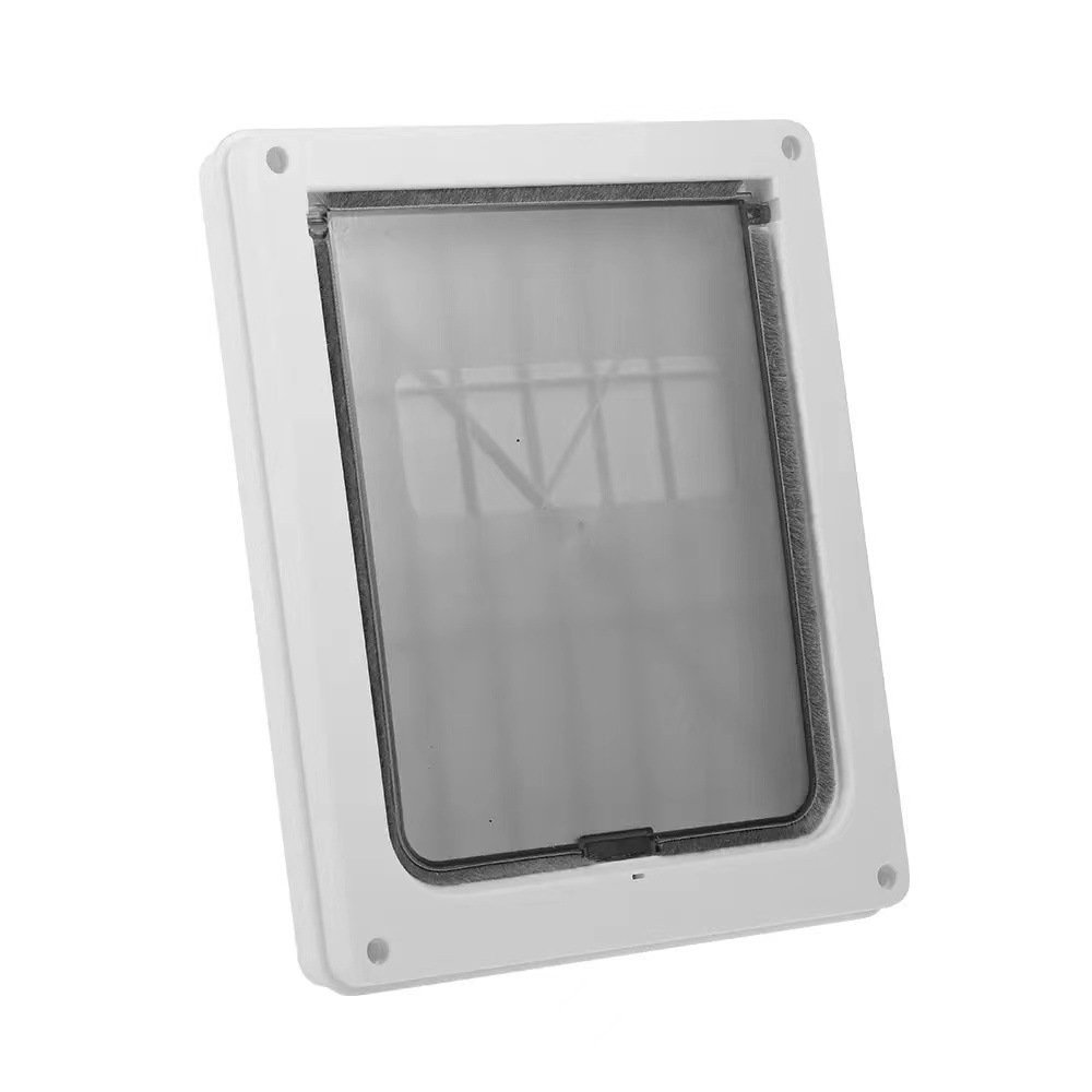 Puerta para mascotas, puerta para gatos, puerta para perros, accesorios decorativos, tope de puerta, accesorios para jaulas de perros, paso para perros, puerta de salida bidireccional, puerta de plástico