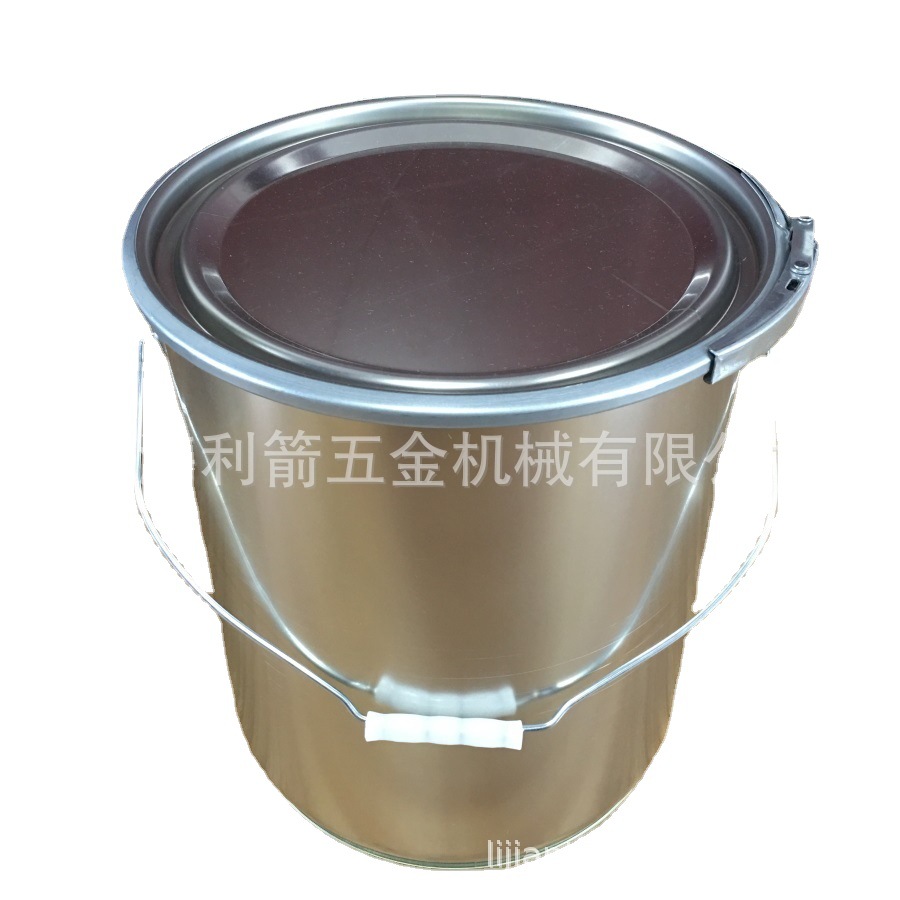 20L深冲盖直身桶  直身桶 铁桶 加厚开口抱箍桶 上海利箭制桶