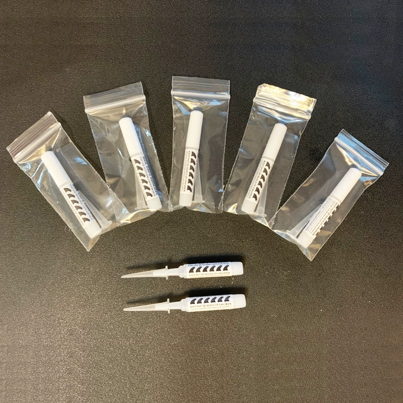 Клей ногтя любимчика клея ногтя кота слипчивый одиночный с упаковкой мешка подсказки OPP