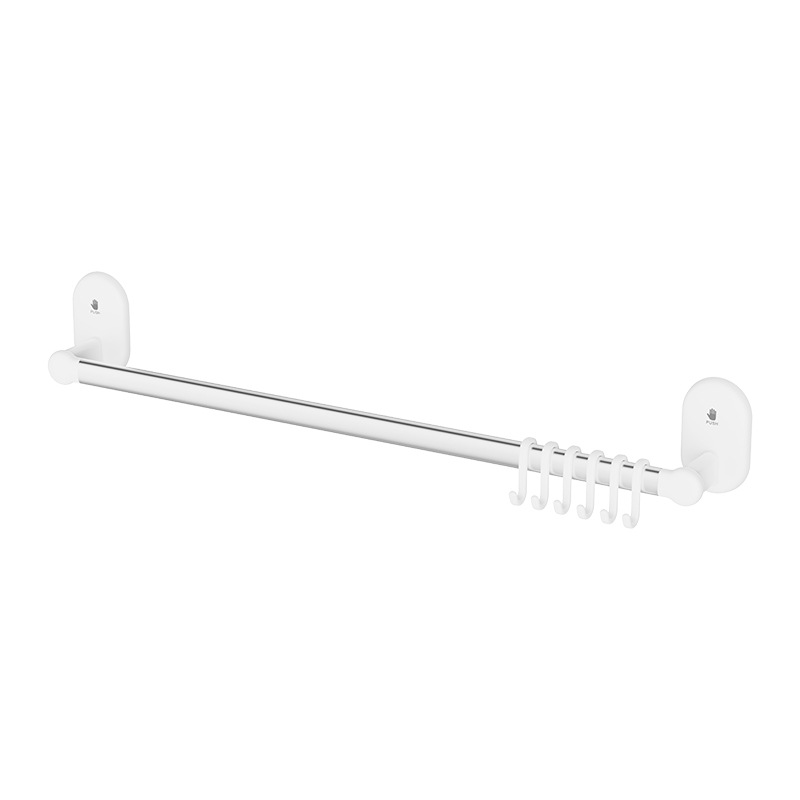 Ordpro ventosa toallero baño sin perforación toallero baño toallero baño baño toallero de almacenamiento de toallas de baño image 6