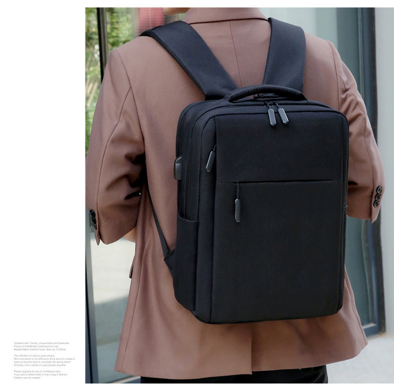 Multi-functional backpack, men's business commuting backpack, USB shoulder computer bag, large-capacity student campus schoolbag undefined