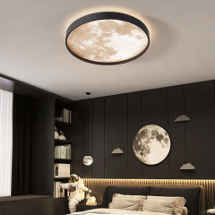 led moon ceiling lamp creative personality corridor aisle light nordic internet celebrity moon lamp warm room bedroom light