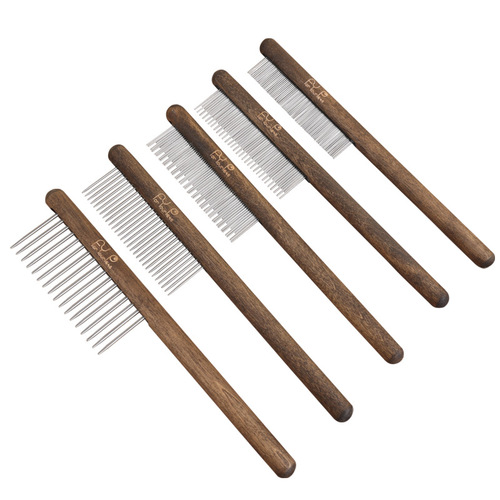 Pet Comb for Cats and Dogs, Wooden De Flea Comb for Cats, Floating Hair Removal and Dehairing Special Comb for Dogs