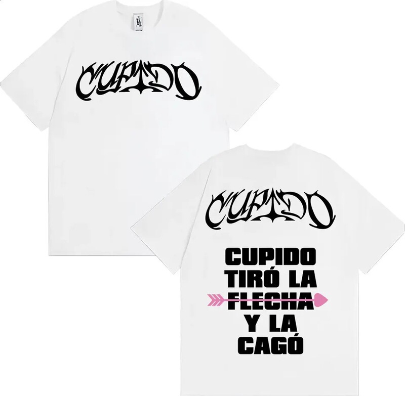 Tini Stoessel Cupido Tiro La Flecha Y La Cago Printed T-Shirt Men's and Women's Clothing Tini Stoessel Cupido Tiro La Flecha Y La Cago Printed T-Shirt Men's and Women's Clothing